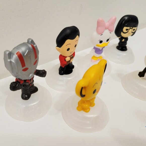 Disney & Marvel Character Mini Figurines Set Of 6 - Picture 2 of 3